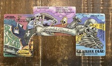 Grateful Dead Backstage Pass Puzzle Train 2/19, 2/21 And 3/17 1991. Exc Cond picture