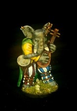 Krakenships Mini Figs Elephantfolk Bard Painted  picture