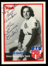 Lois Tommie Barker #15 signed autograph auto 1995 Fritsch AAGPBL Baseball Card picture