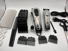 TCMKY Cordless Hair Clippers Trimmer Barber Kit Rechargeable USB Haircut Set picture