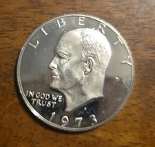 1971-S Eisenhower Dollar 40% SILVER - PROOF  (1 coin)  picture