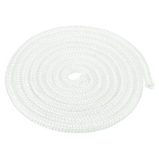 6.57ftx0.24inch Ceramic Fiber Rope Round Braided Rope Gasket Seal White picture
