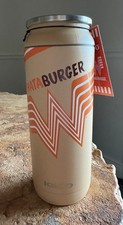 Whataburger Igloo Retro 80s Logo Can Tumbler Insulated 16oz Collector Cup NEW picture