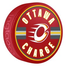 Ottawa Charge PWHL 2024-2025 Season Colored Hockey Puck -NEW LOGO picture