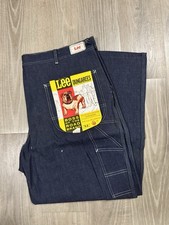 Vtg 60s 70s Lee 11-Z Boss Of The Road Denim Carpenter Jeans NOS Deadstock 44x29 picture
