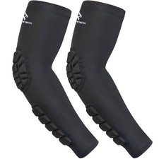 2PCS Padded Elbow Forearm Sleeves Compression Arm Protective picture