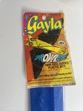 Vintage 1978 Gayla Prowler Twin Keel Plastic Kite 4ft Wingspan NOS Sealed 131 picture