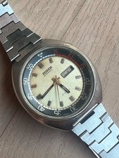 1978 Vintage Silver Dial Automatic Citizen GN-4-S 21 Jewels Day Date Watch  picture