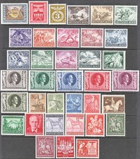 Stamp Germany Year 1943 Mi 828-63 Set WWII 3rd Reich Wehrmacht Stuka Adolf MH picture