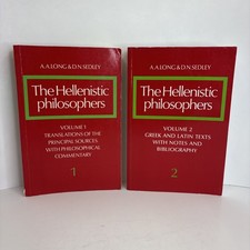 The Hellenistic Philosophers 2 Volumes (Translations, Latin, Greek) CAMBRIDGE picture