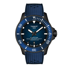 Tissot Seastar 2000 Dark Blue Dial SS 44 MM Watch T120.907.37.041.00 picture