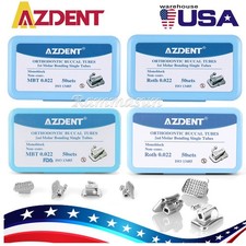 50Set AZDENT Dental ortodoncia tubo bucal unible monobloque no Conv MBT/Roth 022 picture