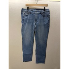 Torrid Perfect Boyfriend Ankle Jeans Womens 12R Blue Premium Stretch 3567 picture