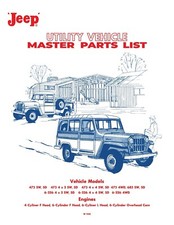 1952 - 1965 Jeep Utility Vehicle Master Parts List picture