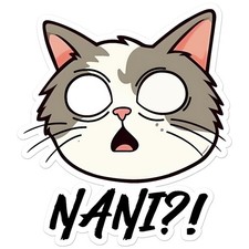 Nani? What? Anime - Vinyl Decal Sticker - Car Window Laptop - ebn9675 picture