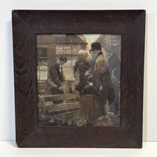 Antique Gerard Johan Staller Print Framed picture