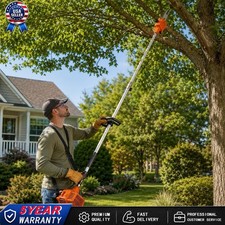 Gas Powered Pole Saw 52CC 2-Stroke 12-Inch Bar 9.5FT Reach 8-Second Cutting picture