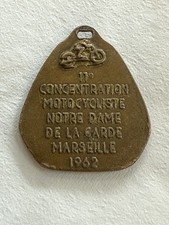 1962 Marseille Notre Dame Motorcycle Rally Bronze Medal picture