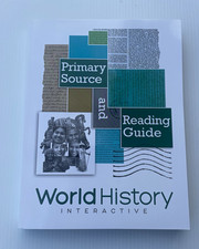 Savvas World History Interactive Primary Source Reading Guide PB 2021 picture