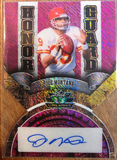 Leaf 2025 Valiant Joe Montana Honor Guard Auto HG-JM2 #18/19 Chiefs picture