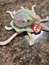 🔥RARE Ty Retired Beanie Baby GOOCHY the Jellyfish 1998/1999 MWT **ALL ERRORS picture