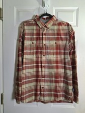 Patagonia Birdshot Lightweight Flannel Mens Shirt Sz L Plaid Organic Cotton picture