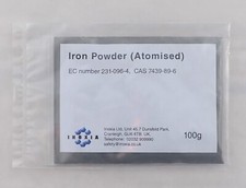 Iron Metal Powder Fe Atomized Ultra Fine High Purity for Metallurgy 100g–25kg picture