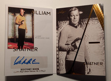 2024 Leaf History Book William Shatner Auto Star Trek Autograph /25 picture