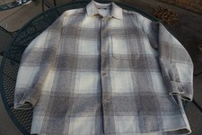 Men's H&M  X Nova Fides Wool Shirt Jac - XXL - Italian Made Undyed Wool - EUC picture