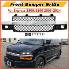 Chrome Front Grille For 2003-2025 Chevrolet Express 2500 3500 4500 Van picture