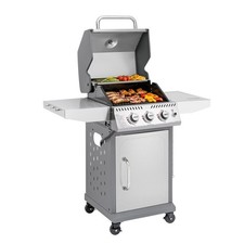 Royal Gourmet 3-Burner Gas Grill Stainless Steel Outdoor Garden BBQ Cooking picture