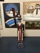 Wolf Creek Uncle Sam Hand Whirligig Carved Painted Rare Nice picture