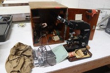 Vintage Cooke   Microscope Wooden box Case M40316 picture