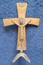 Croix Crucifix Bronze Congo 27x17c Art Tribal African Africa African Art picture