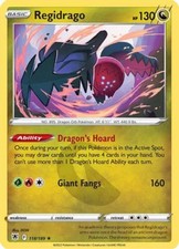 Regidrago - 118/189 - Rare (Near Mint) Astral Radiance - Dragon Pokémon picture
