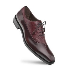 Mezlan Postdam Burgundy Calfskin Leather Mens Oxford picture