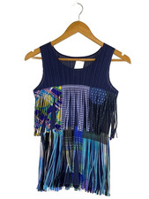 PLEATS PLEASE ISSEY MIYAKE Sleeveless Blouse PP01-JK763 Size 3 Made In Japan picture