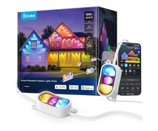 Govee Permanent Outdoor Lights Prism- 100ft w/36 Triple-Color Lighting White picture