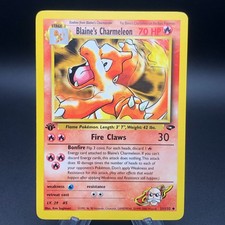 Pokemon Blaine's Charmeleon 31/132 - 1st Edition Gym Challenge NM 2000 WotC picture