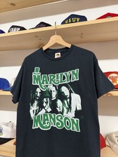 Vintage Marilyn Manson We Hate Love Band T-Shirt Med Tour Concert Album Promo picture