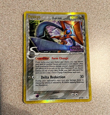 Nintendo Deoxys (Delta Species) 4/110 EX Holon Phantoms Holo Rare 80 HP 2006 picture