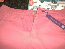 Gloria Vanderbilt Shorts Women's Size 12 Petite Deep Orange  NWT picture