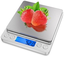 Digital Scale 3000g x 0.1g Jewelry Gold Silver Coin Gram Pocket Size Herb Grain picture