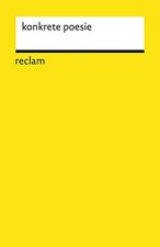 Eugen Gomringer konkrete poesie: deutschsprachige autore (Paperback) (UK IMPORT) picture