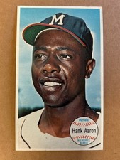 1964 Topps Giants #49 Hank Aaron Braves NM-MT HOF Batting Champ picture