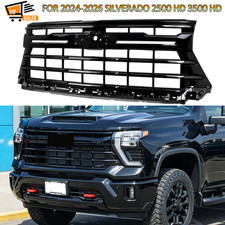 For 2024-2026 Silverado 2500 3500 LTZ Grill Grille Assembly Onyx Black 86533026 picture
