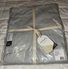 Berkshire All Season Organic Cotton Percale Duvet Set Color Dawn Blue Full/queen picture