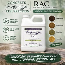 Reactive Acid Chemical (RAC) Concrete Stain *12 Colors* 16oz & 1Gal Bottles picture