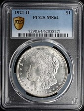 1921-D $1 Morgan Dollar PCGS MS64 picture