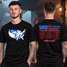 Sombr Merch You Are The Reason Tour 2026 Tour Dates Fan Merch Unisex T-Shirt picture